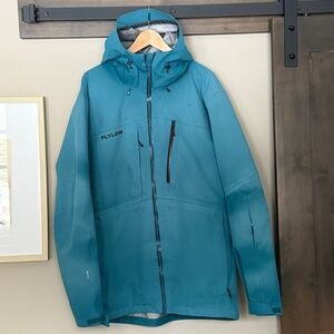 Flylow Men's Quantum Pro Soft Shell Jacket Size XL in Ocean Blue
